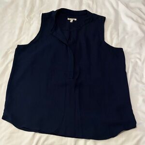 Sleeveless Navy Blue Women's Top